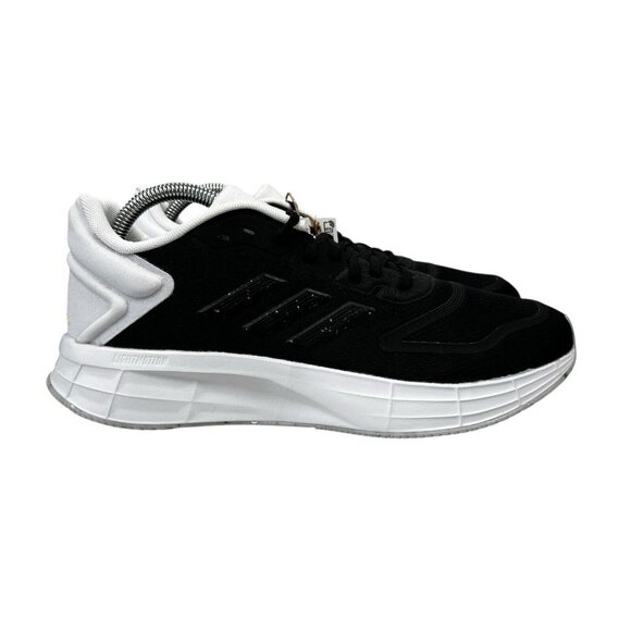 Adidas Duramo 10 Black Almost Lime Shoes GX8720 Women's Size 9.5 - Picture 1 of 10